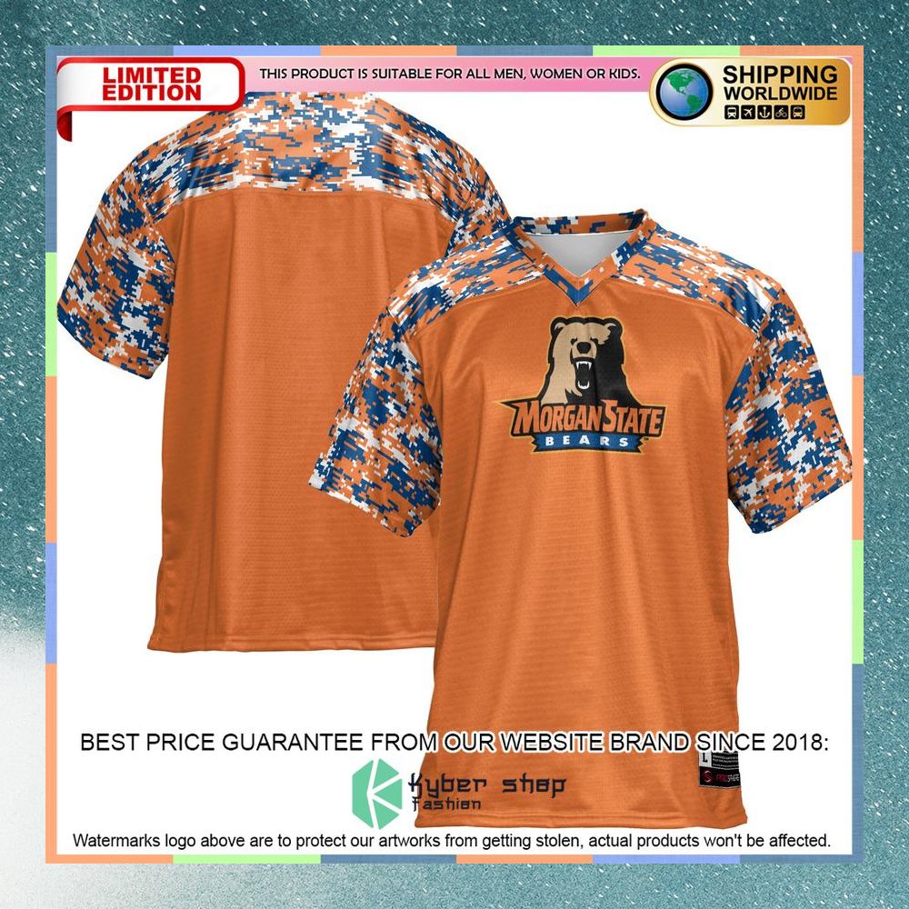 Morgan State Bears Orange Football Jersey 5 Morgan State Bears Orange Football Jersey word3