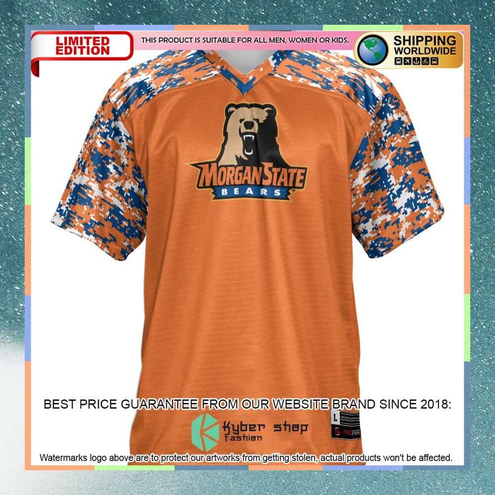 Morgan State Bears Orange Football Jersey 6 Morgan State Bears Orange Football Jersey word3