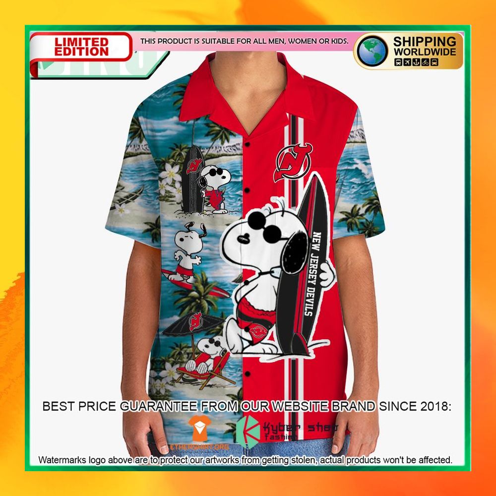 New Jersey Devils Snoopy Hawaiian Shirt and Shorts 5 new jersey devils snoopy hawaiian shirt and shorts 2 149