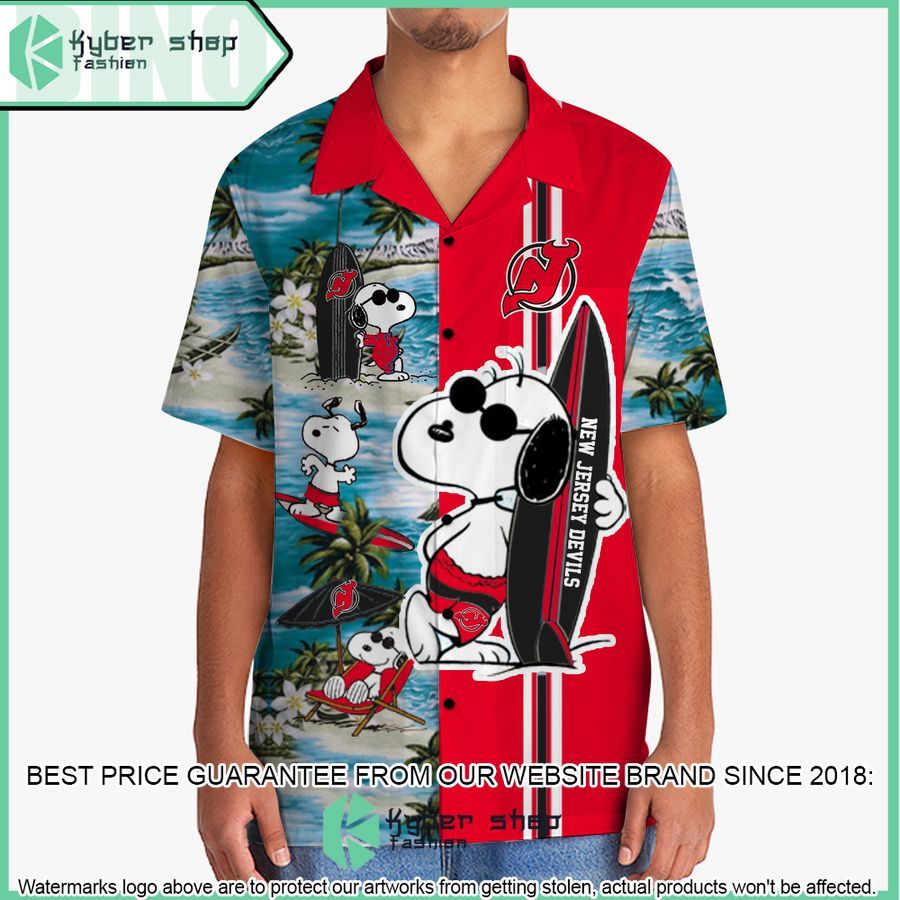 new jersey devils snoopy hawaiian shirt and shorts 2 619