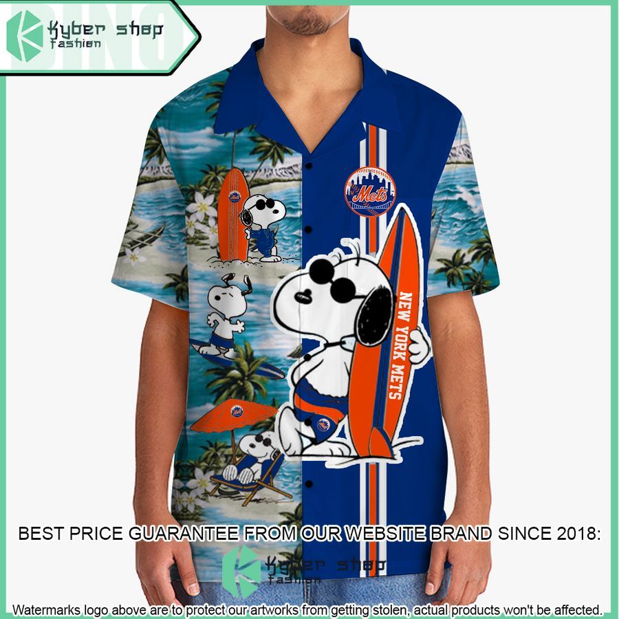 new york mets snoopy hawaiian shirt and shorts 2 159