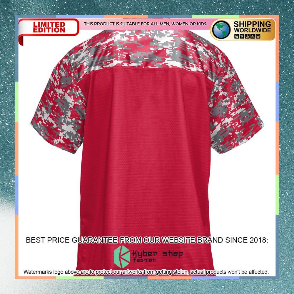 Newberry College Wolves Scarlet Football Jersey 7 Newberry College Wolves Scarlet Football Jersey word3