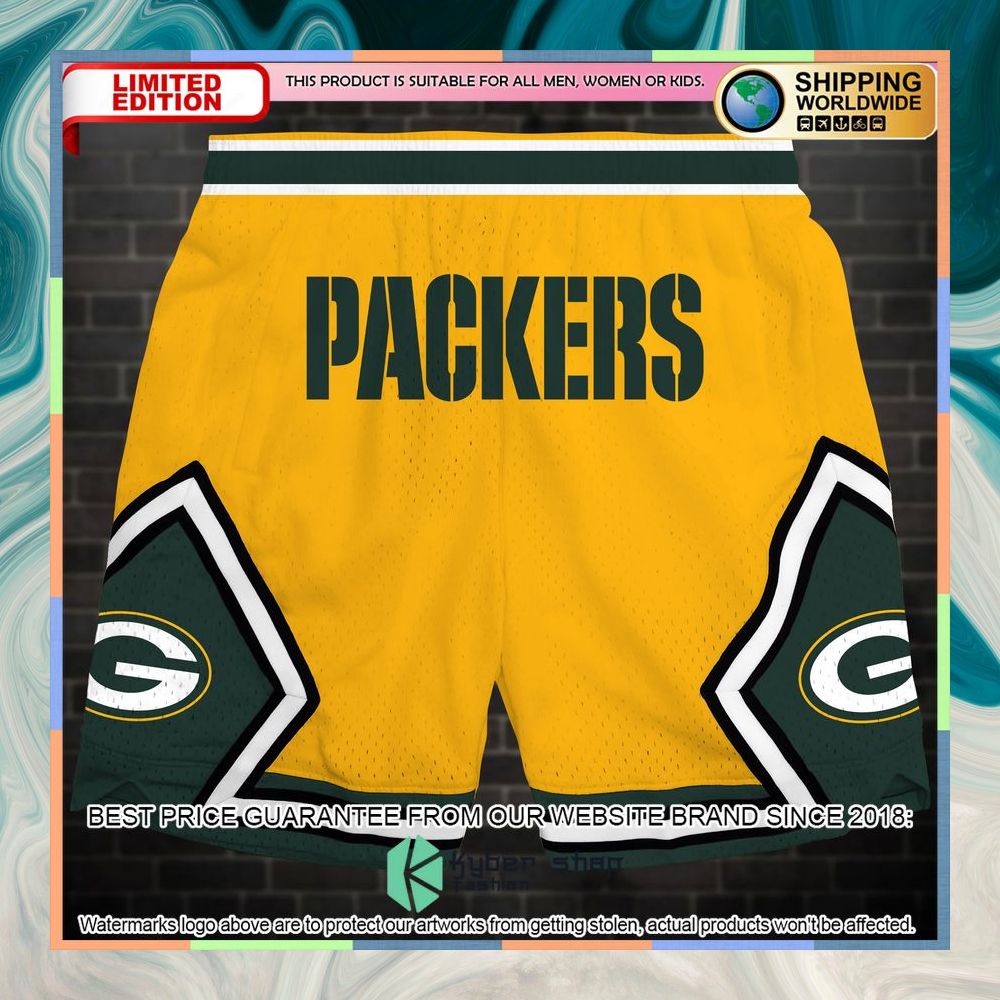 nfl green bay packers shorts 1 46