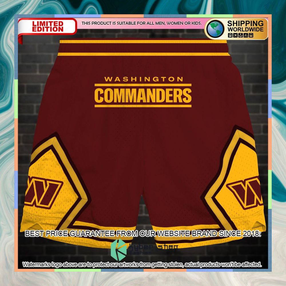 nfl washington commanders shorts 1 240
