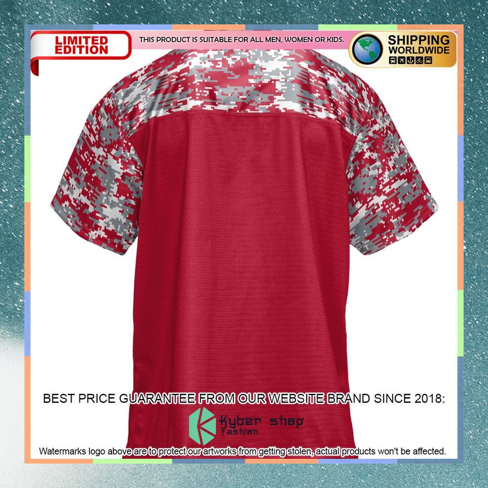 Nicholls State Colonels Red Football Jersey 7 Nicholls State Colonels Red Football Jersey word3