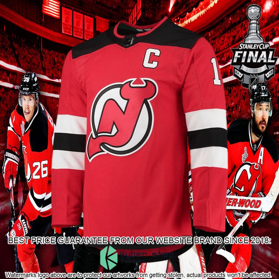 Nico Hischier New Jersey Devils Home Captain Patch Primegreen Authentic Pro Red Hockey Jersey 5 nico hischier new jersey devils home captain patch primegreen authentic pro red hockey jersey 5 839