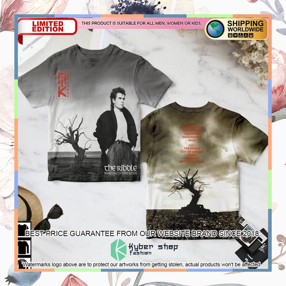 nik kershaw the riddle album t shirt 1 818