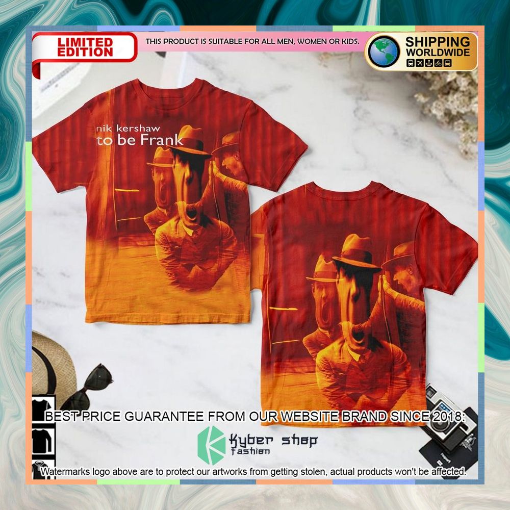 Nik Kershaw To Be Frank Album T Shirt 3 nik kershaw to be frank album t shirt 1 930