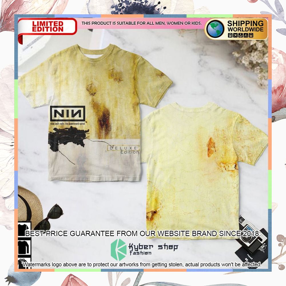 nine inch nails band the downward spiral album t shirt 1 677