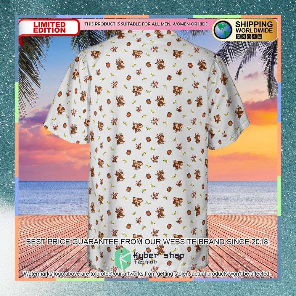 Nintendo Donkey Kong Characters Pattern Hawaiian Shirt 6 nintendo donkey kong characters pattern hawaiian shirt 3 185