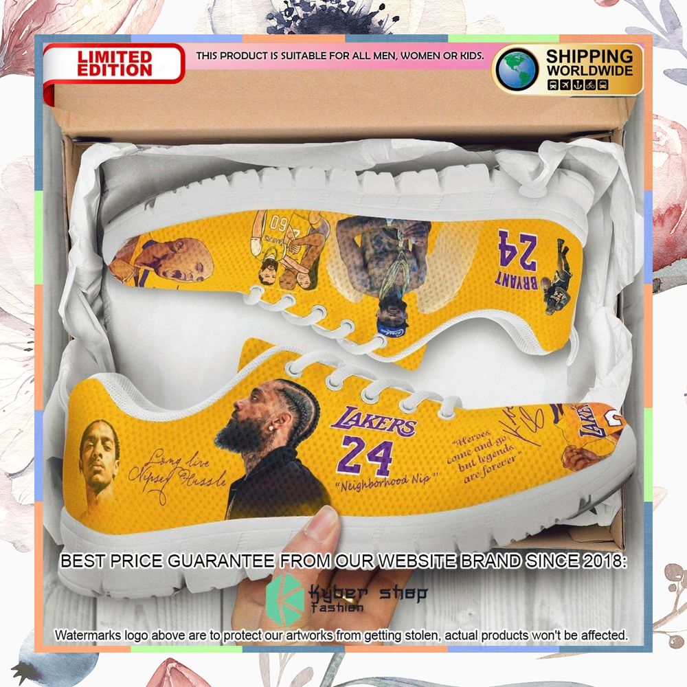 Nipsey Hussle Kobe Bryant Los Angeles Lakers Sneaker 5 Nipsey Hussle Kobe Bryant Los Angeles Lakers Sneaker word3