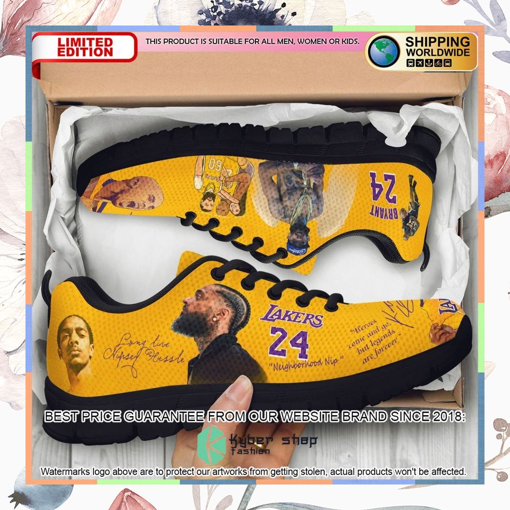 Nipsey Hussle Kobe Bryant Los Angeles Lakers Sneaker 6 Nipsey Hussle Kobe Bryant Los Angeles Lakers Sneaker word3