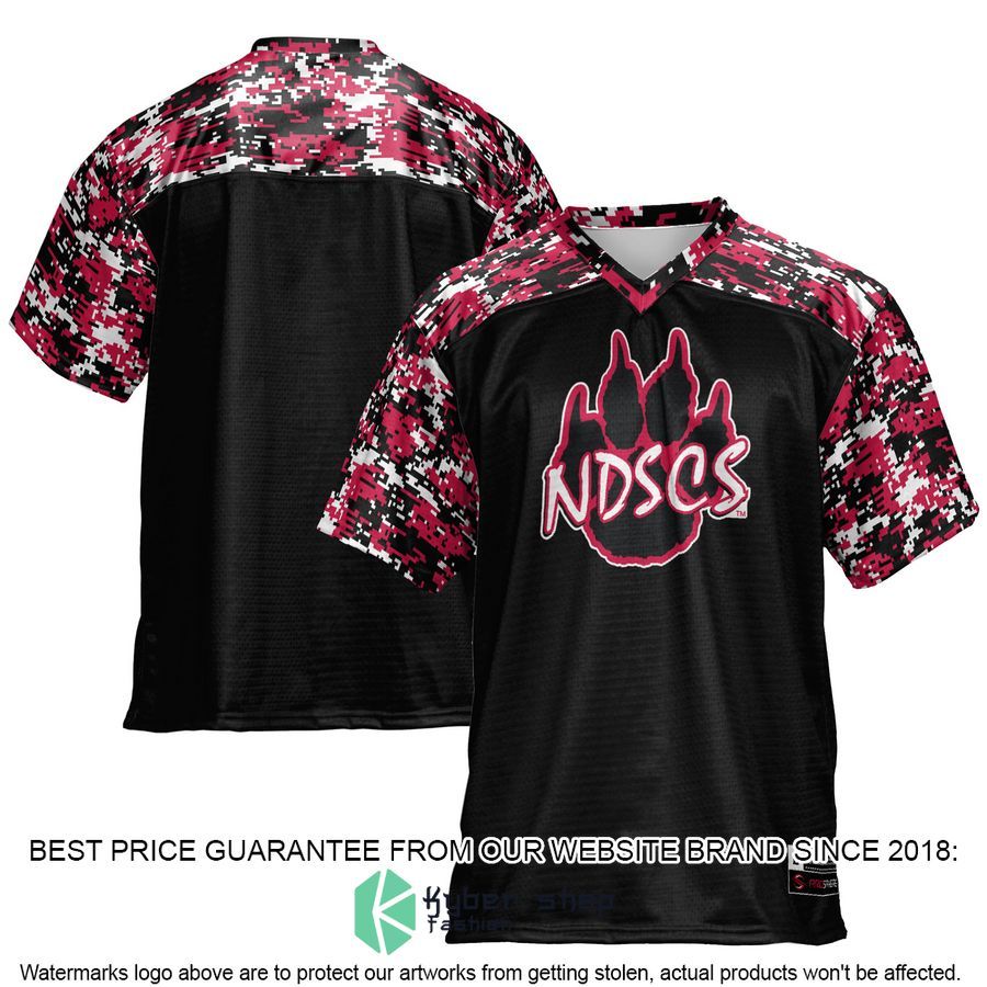North Dakota College Wildcats Black Football Jersey