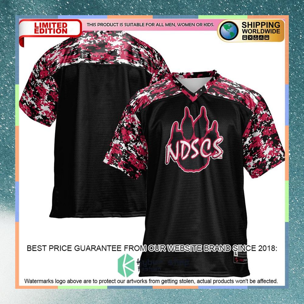North Dakota College Wildcats Black Football Jersey 5 North Dakota College Wildcats Black Football Jersey word1