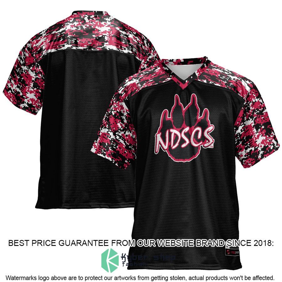 North Dakota College Wildcats Black Football Jersey 4 North Dakota College Wildcats Black Football Jersey word1