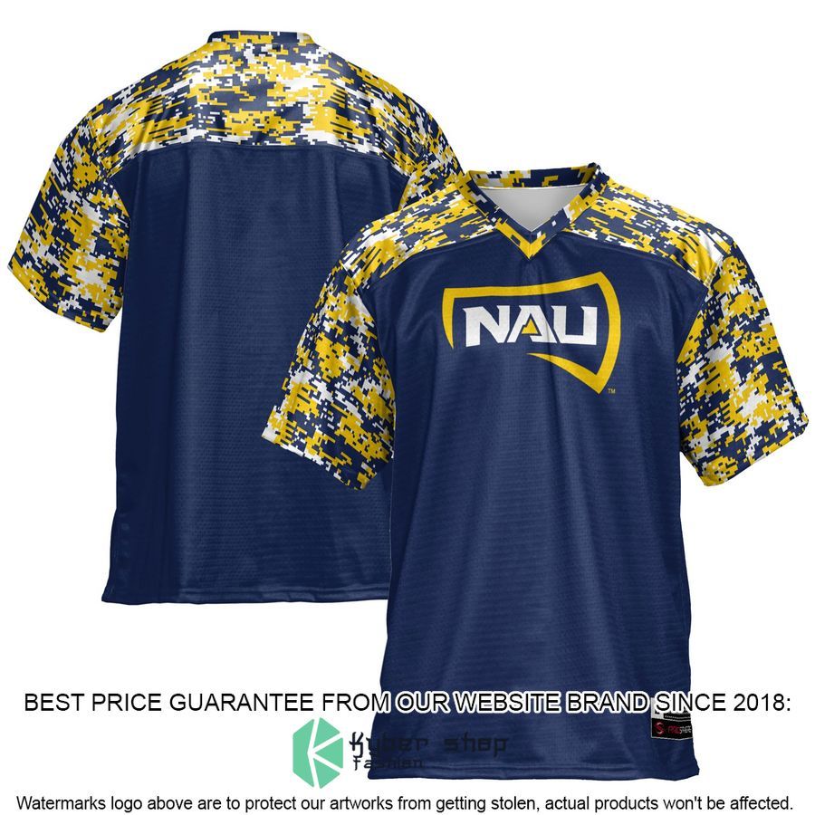 Northern Arizona Lumberjacks Navy Football Jersey 4 Northern Arizona Lumberjacks Navy Football Jersey word2