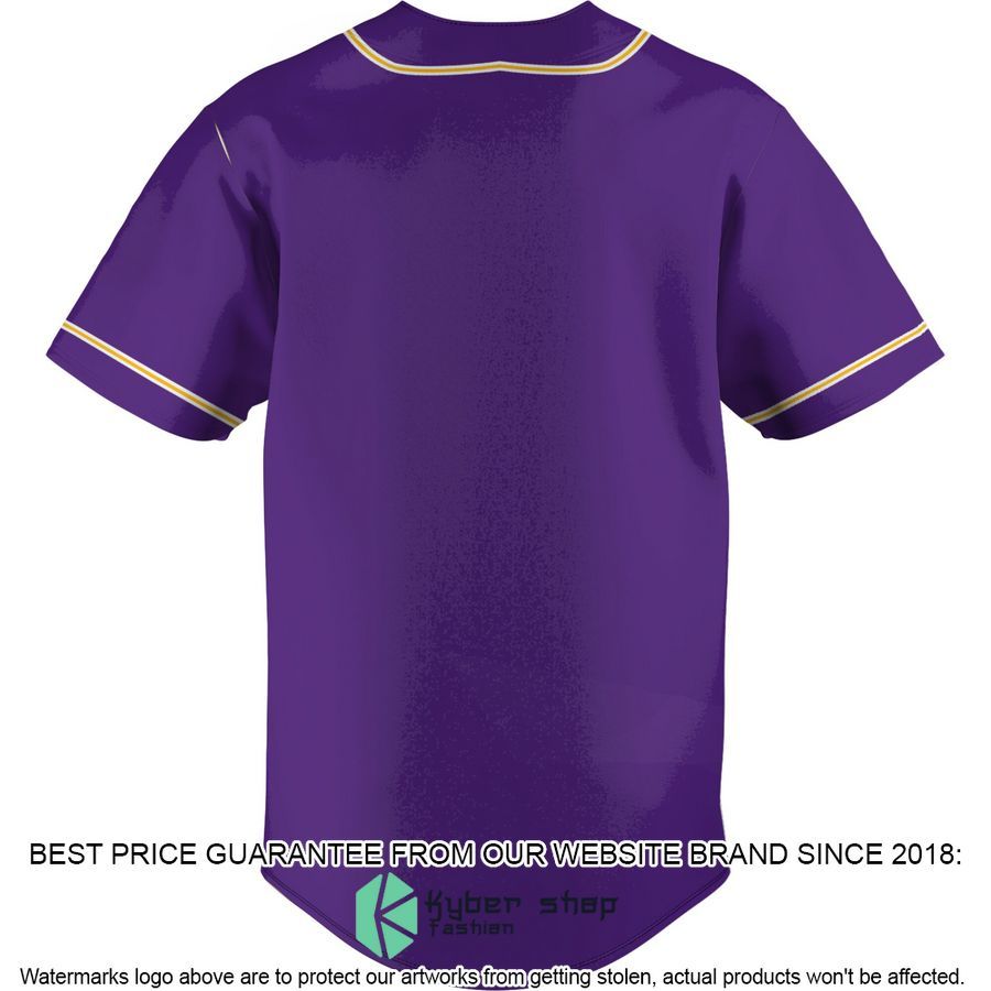 Northern Iowa Panthers Purple Baseball Jersey 3 Northern Iowa Panthers Purple Baseball Jersey word2