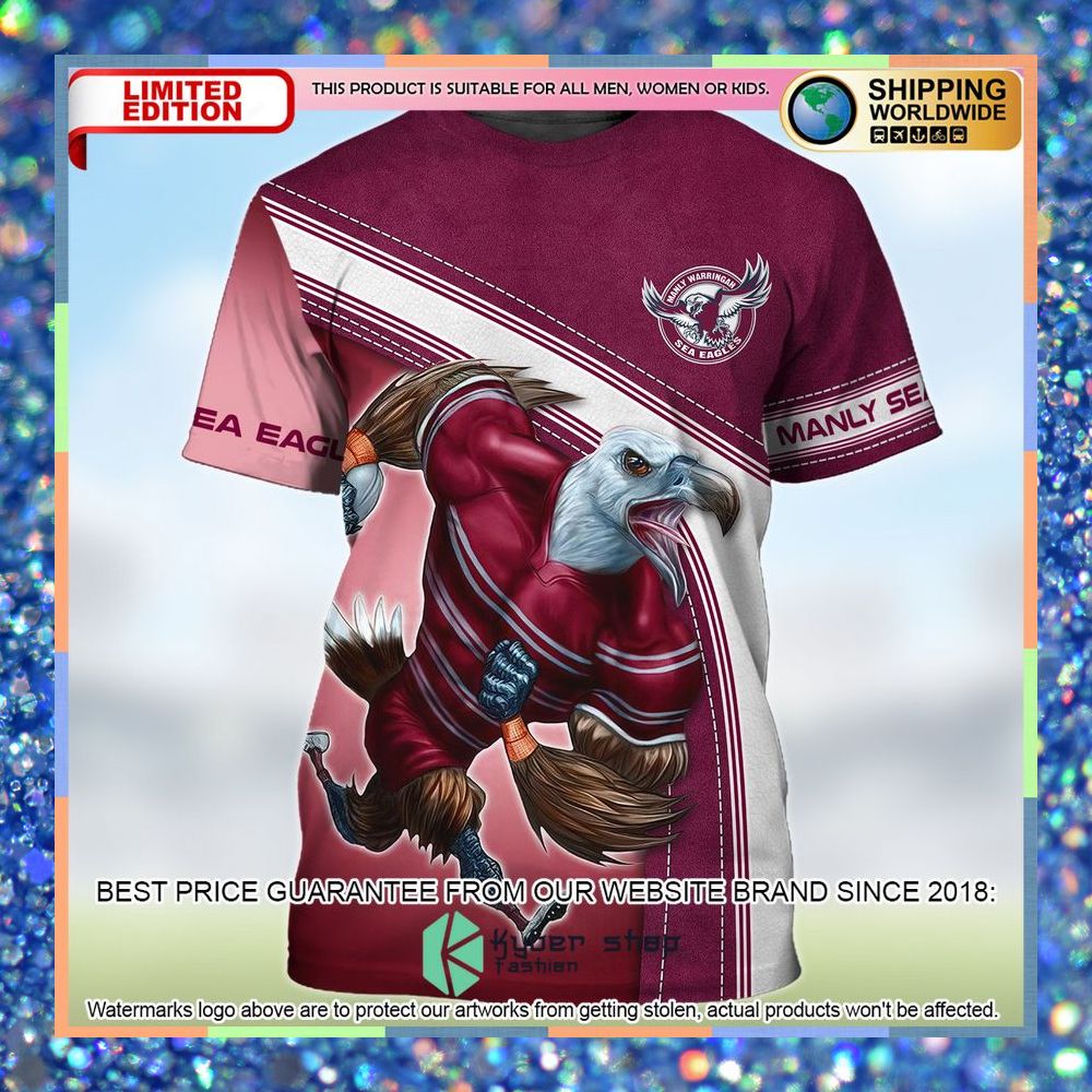 nrl manly sea eagles 3d hoodie shirt 2 837