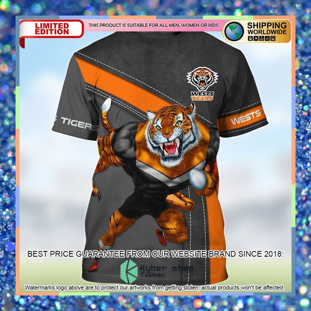 nrl wests tigers 3d hoodie shirt 2 461