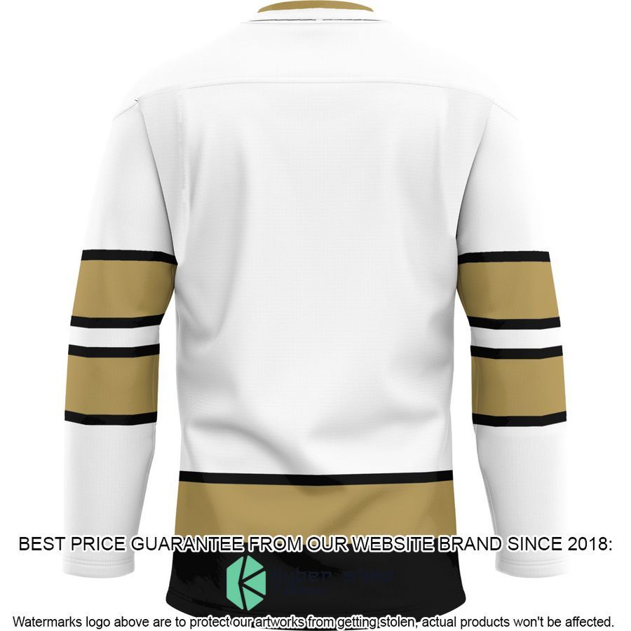 Oakland Golden Grizzlies White Hockey Jersey 3 Oakland Golden Grizzlies White Hockey Jersey word1