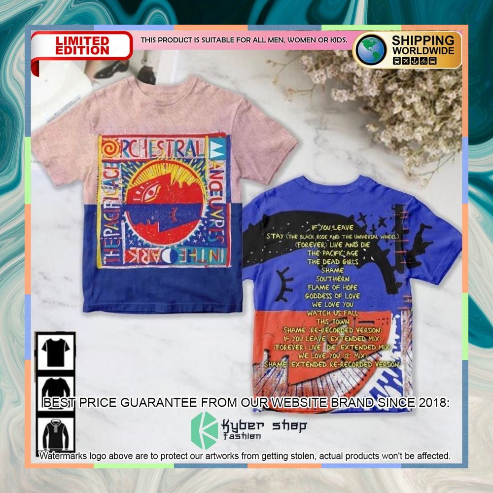 Orchestral Manoeuvres In The Dark Pacific Age Album T Shirt 3 orchestral manoeuvres in the dark pacific age album t shirt 1 350