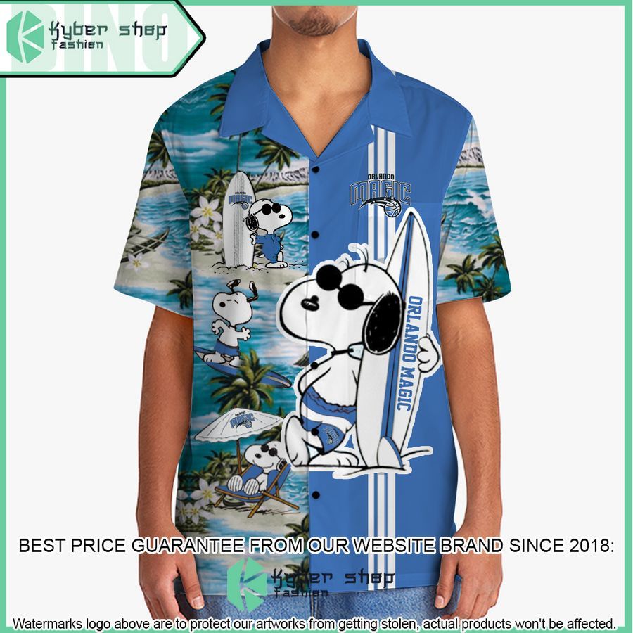 orlando magic snoopy hawaiian shirt short 2 196