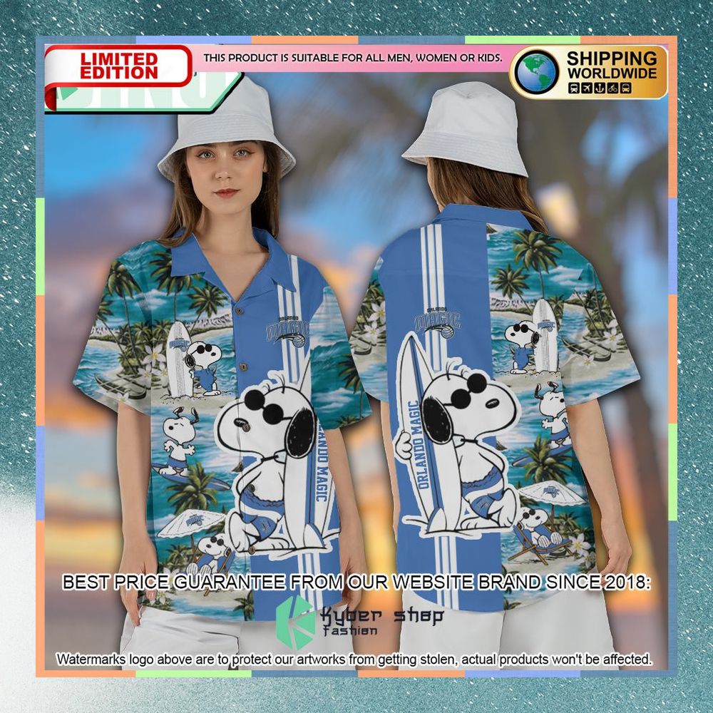 Orlando Magic Snoopy Hawaiian Shirt, Short 6 orlando magic snoopy hawaiian shirt short 3 46