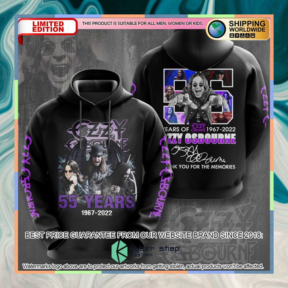 Ozzy Osbourne 55Th Anniversary 1967-2022 Thanks For The Memorie T Shirt 9 ozzy osbourne 55th anniversary 1967 2022 thanks for the memorie t shirt 3 312
