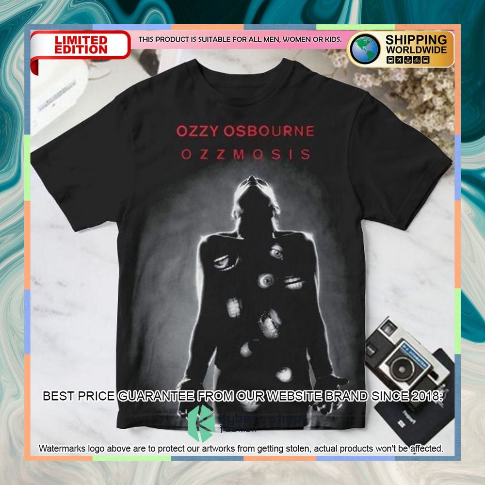 Ozzy Osbourne Ozzmosis Album T Shirt 3 ozzy osbourne ozzmosis album t shirt 1 635