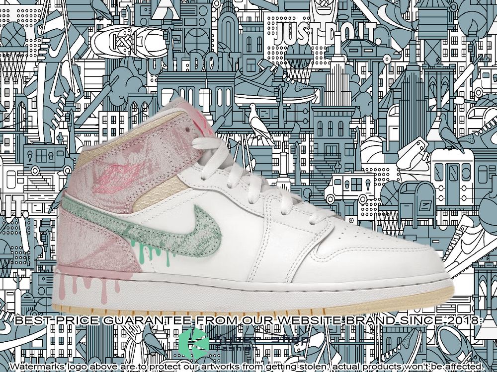 Paint Drip Air Jordan 1 Mid