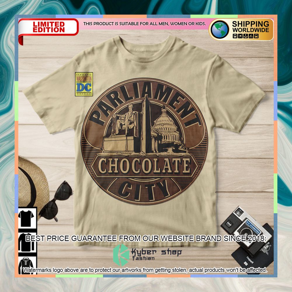 Parliament Band Chocolate City Album T Shirt 3 parliament band chocolate city album t shirt 1 904