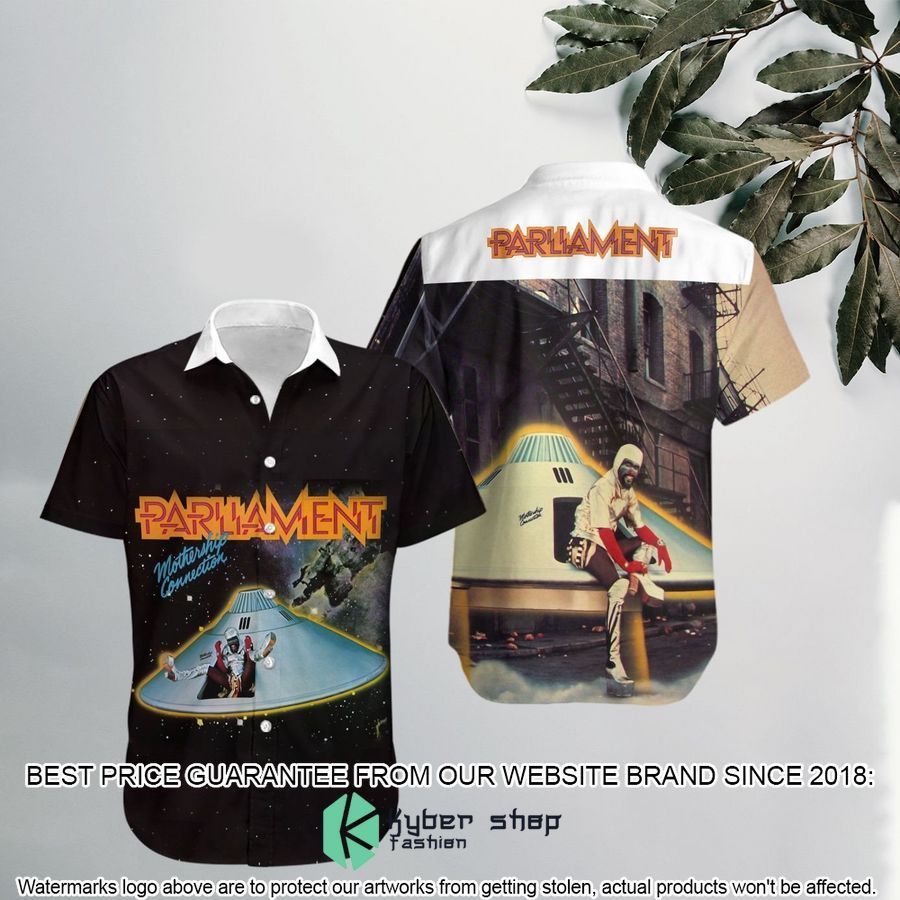 parliament band mothership connection album hawaiian shirt 1 335