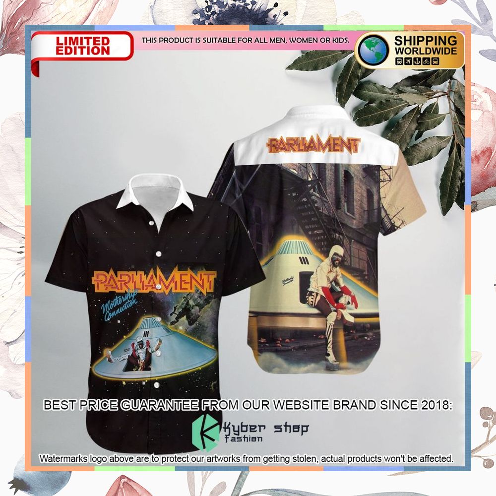 parliament band mothership connection album hawaiian shirt 1 413