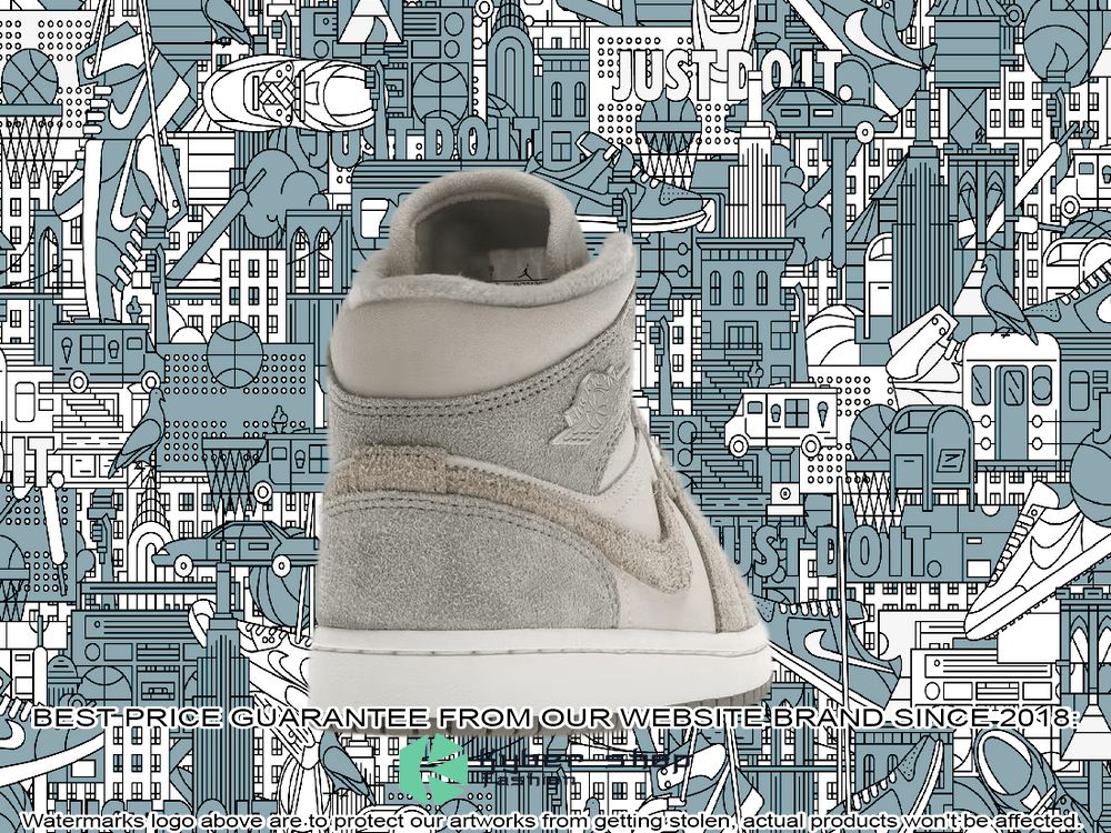 Particle Grey Air Jordan 1 Mid SE 4 Particle Grey Air Jordan 1 Mid SE word3