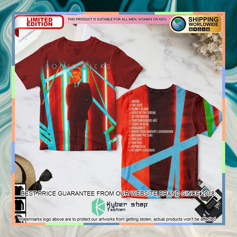 Paul Weller Sonik Kicks Album T Shirt 3 paul weller sonik kicks album t shirt 1 87
