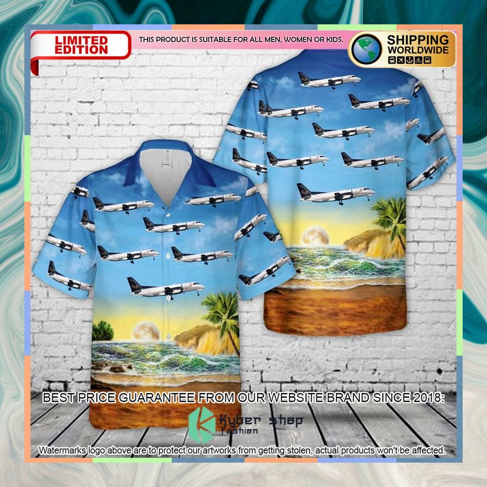 PenAir Peninsula Airways N662PA Hawaiian Shirt 3 PenAir Peninsula Airways N662PA Hawaiian Shirt word1
