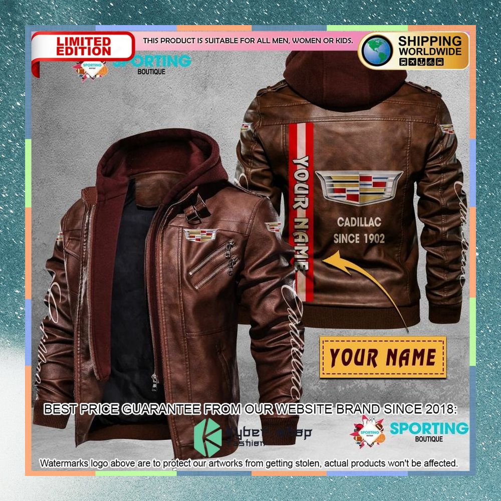 Personalized Cadilac Leather Jacket 8 personalized cadilac leather jacket 4 994
