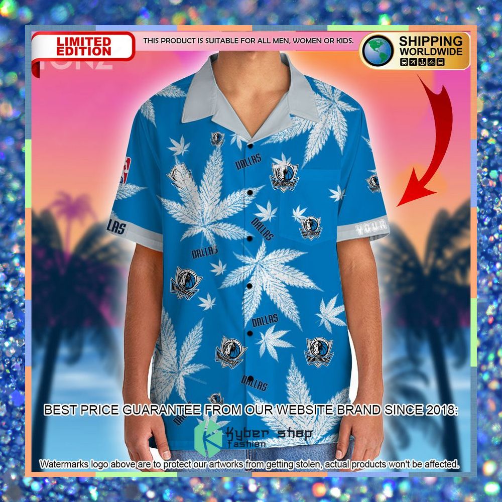 Personalized Dallas Mavericks NBA Weed Cannabis Hawaiian Shirt, Short 4 personalized dallas mavericks nba weed cannabis hawaiian shirt short 2 212