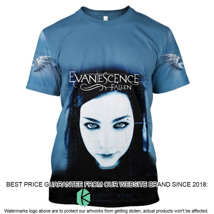 personalized evanescence fallen album t shirt 2 257