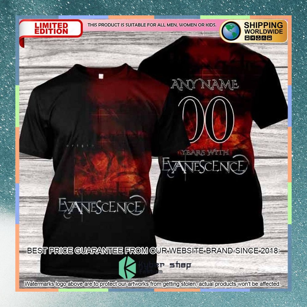 Personalized Evanescence Origin Album T Shirt 4 personalized evanescence origin album t shirt 1 308