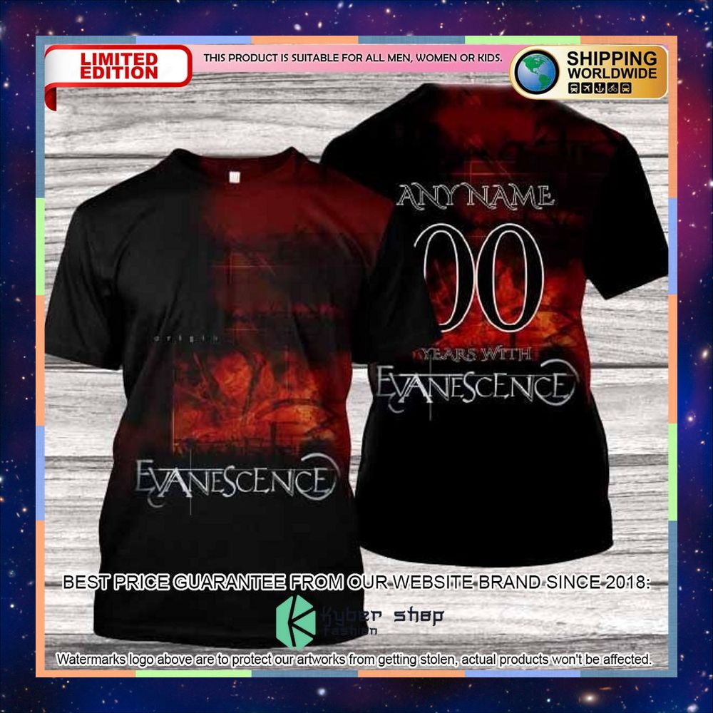 Personalized Evanescence Origin Album T Shirt 7 personalized evanescence origin album t shirt 1 968