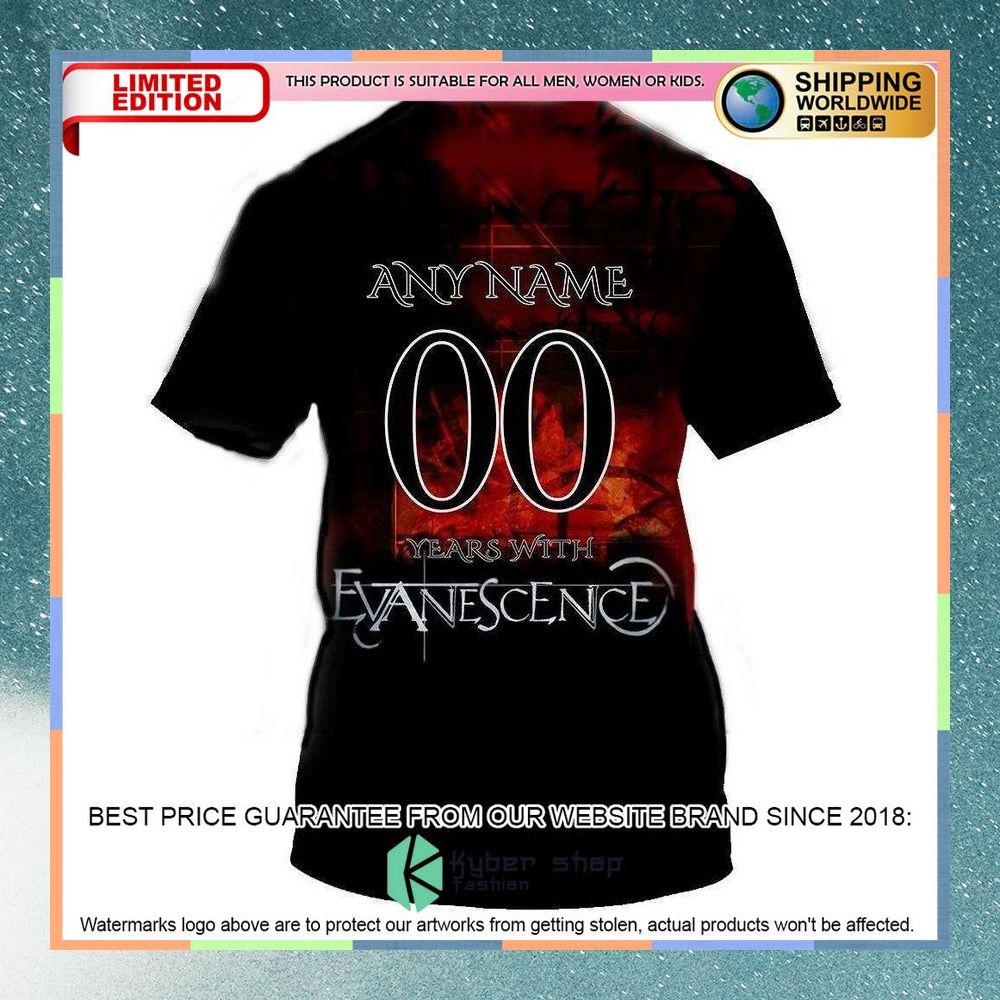 Personalized Evanescence Origin Album T Shirt 6 personalized evanescence origin album t shirt 3 833