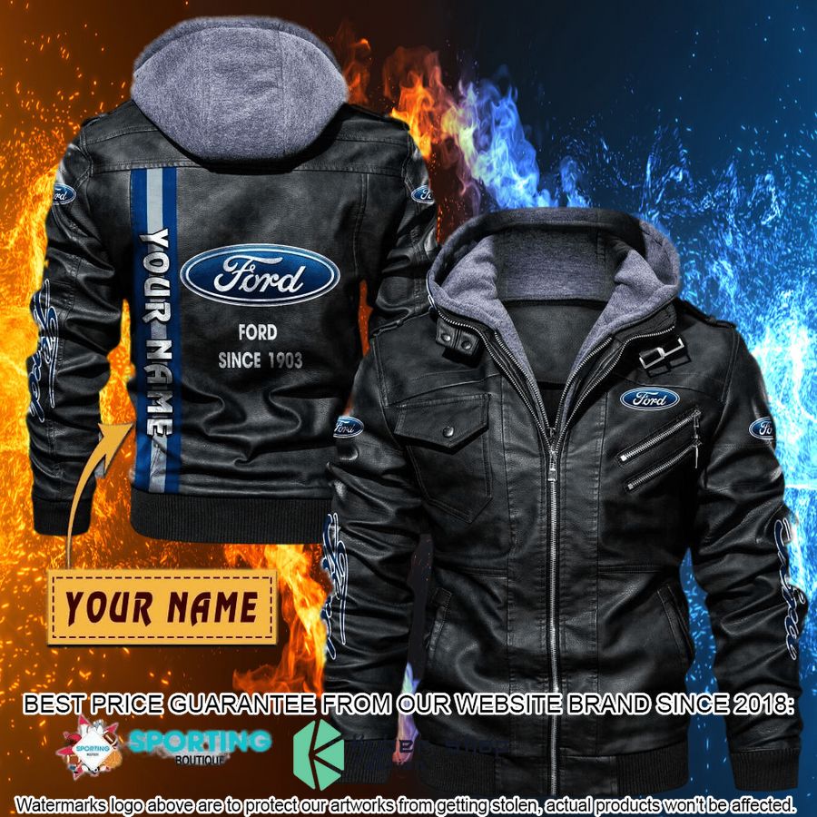personalized ford leather jacket 1 631
