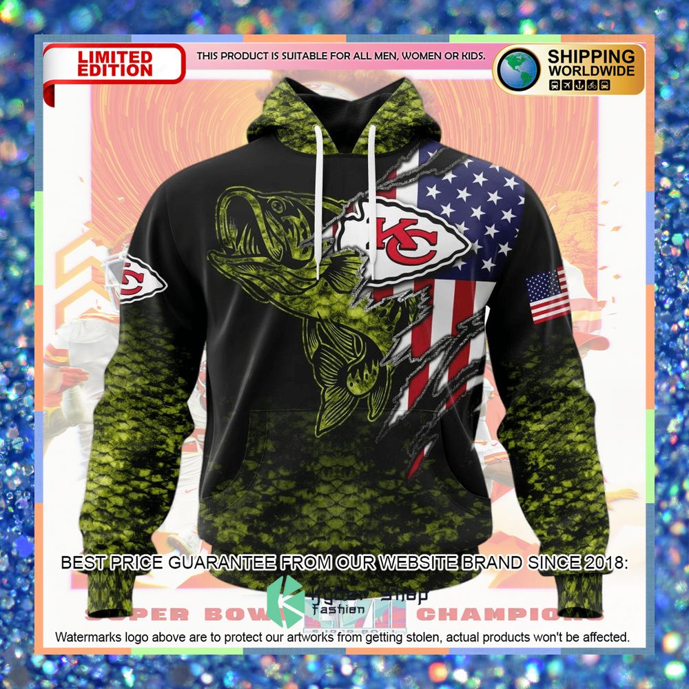 Personalized Kansas City Chiefs Bass Fish US Flag 3D Hoodie, Shirt 8 Personalized Kansas City Chiefs Bass Fish US Flag 3D Hoodie, Shirt word1