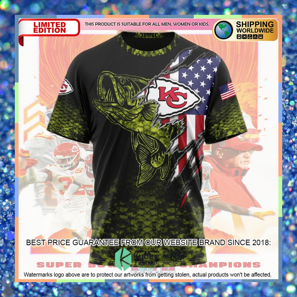 Personalized Kansas City Chiefs Bass Fish US Flag 3D Hoodie, Shirt 13 Personalized Kansas City Chiefs Bass Fish US Flag 3D Hoodie, Shirt word1