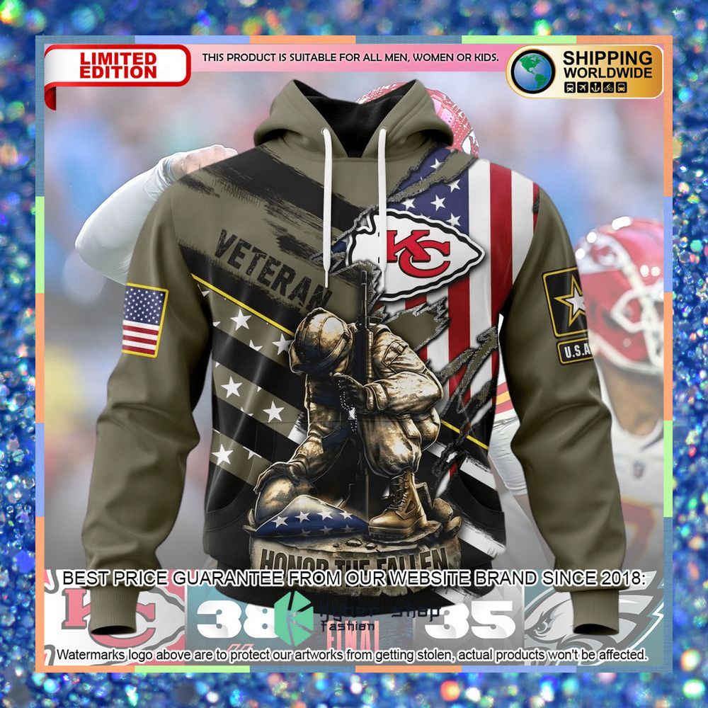 Personalized Kansas City Chiefs Veteran honor the fallen Eagle 3D Hoodie, Shirt 8 Personalized Kansas City Chiefs Veteran honor the fallen Eagle 3D Hoodie, Shirt word2