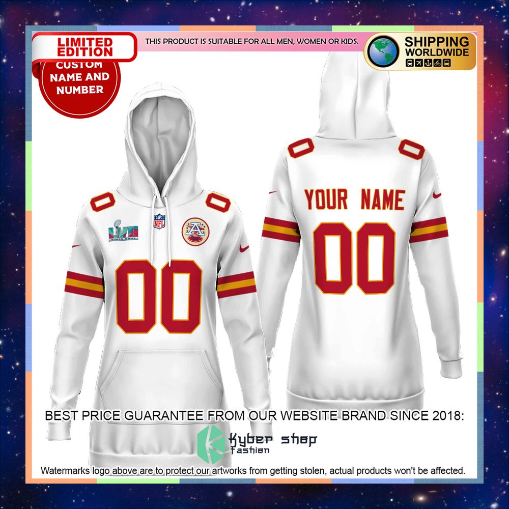 Personalized Kansas City Chiefs White Hoodie Dress 6 personalized kansas city chiefs white hoodie dress 2 717
