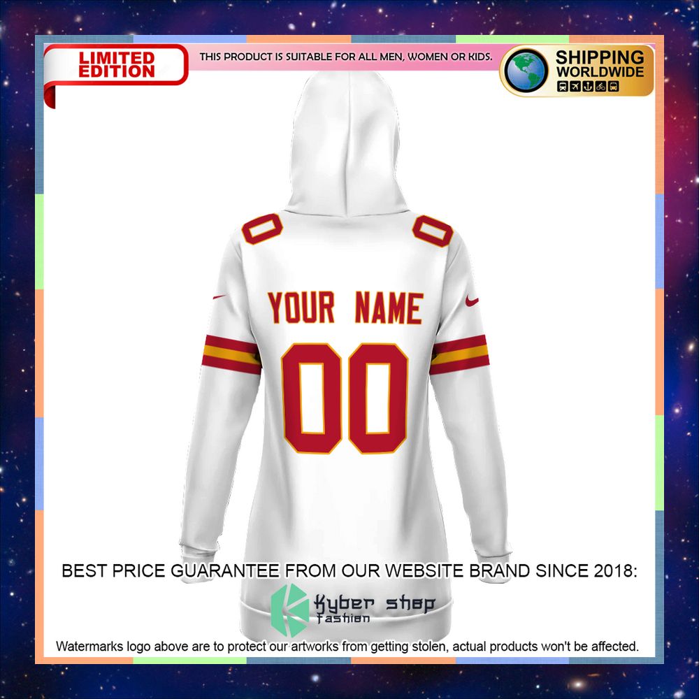 Personalized Kansas City Chiefs White Hoodie Dress 8 personalized kansas city chiefs white hoodie dress 4 365