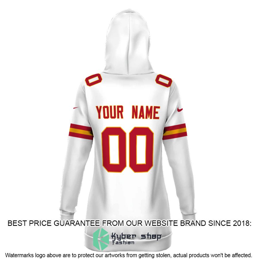 Personalized Kansas City Chiefs White Hoodie Dress 4 personalized kansas city chiefs white hoodie dress 4 509