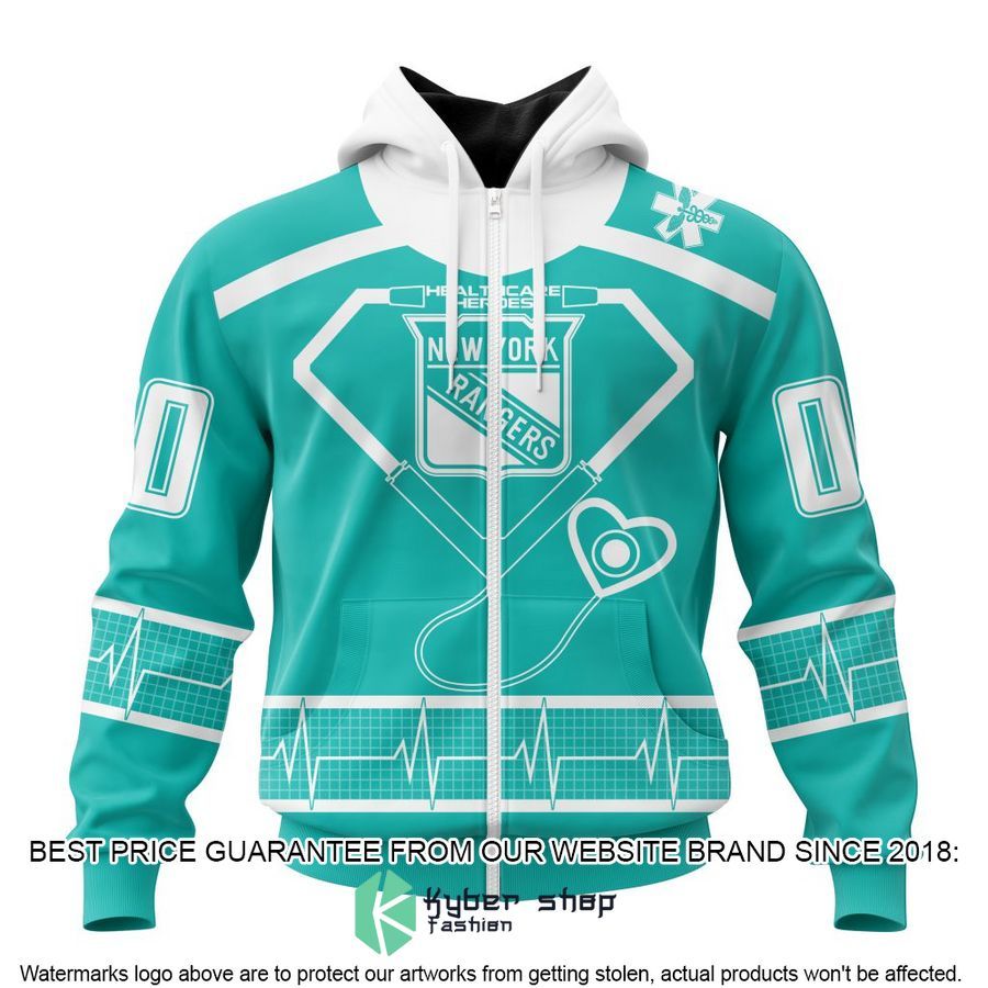 personalized new york rangers honoring healthcare heroes shirt hoodie 2 797